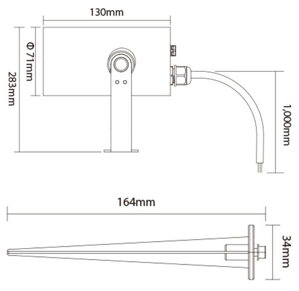 Deko-Light bodové venkovní svítidlo se zápichem RF-smart, Wide-Spot, 12W, RGB+2700-6500 K, černá 843540