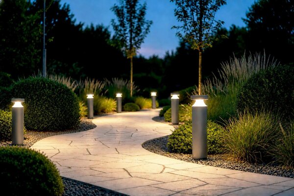 Deko-Light venkovní stojací svítidlo Faro 100, 12 W, 3000 K, tmavěšedá 730521