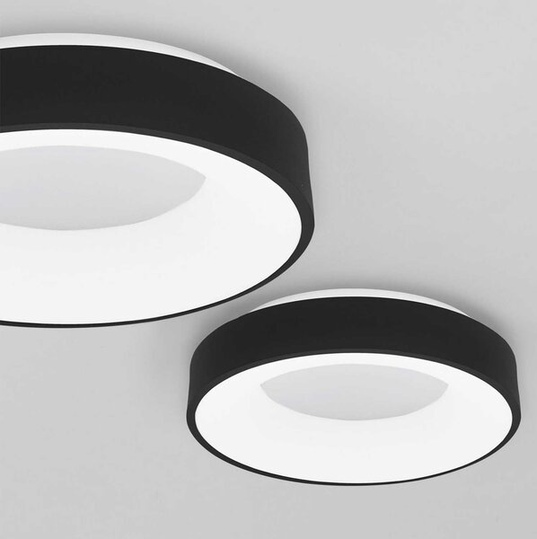 Nova Luce Rando Thin LED přisazené svítidlo stmívatelné ⌀380mmStříbrná