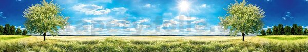 Samolepící tapety za kuchyňskou linku, rozměr 350 cm x 60 cm, rozkvetlý strom, DIMEX KI-350-085