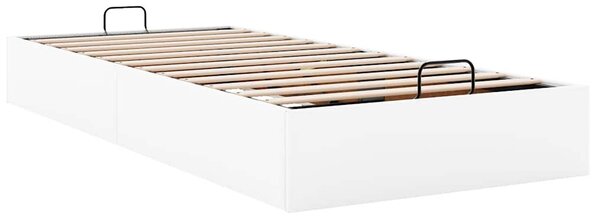 Osmanský rám postele bez matrace bílý 80x200 cm umělá kůže 3310770