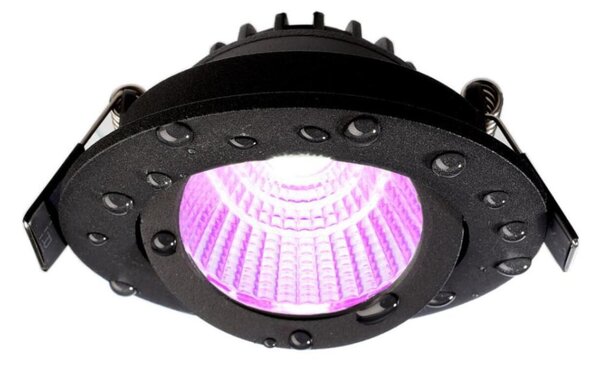 Deko-Light vestavné bodové svítidlo Dione IP44, 7W, RGB+3000 K, černá 565452