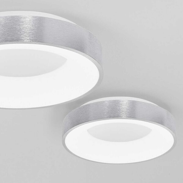 Nova Luce Rando Thin LED přisazené svítidlo stmívatelné ⌀380mmStříbrná