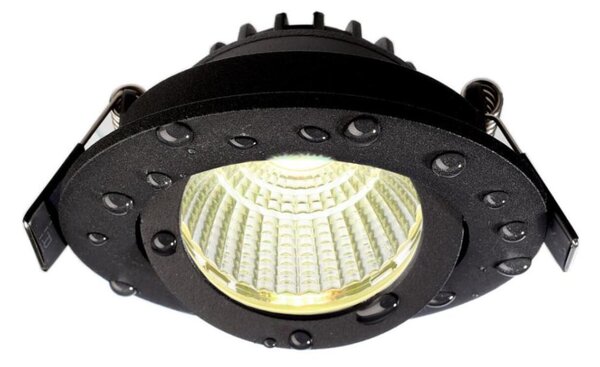 Deko-Light vestavné bodové svítidlo Dione IP44, 7W, RGB+3000 K, černá 565452
