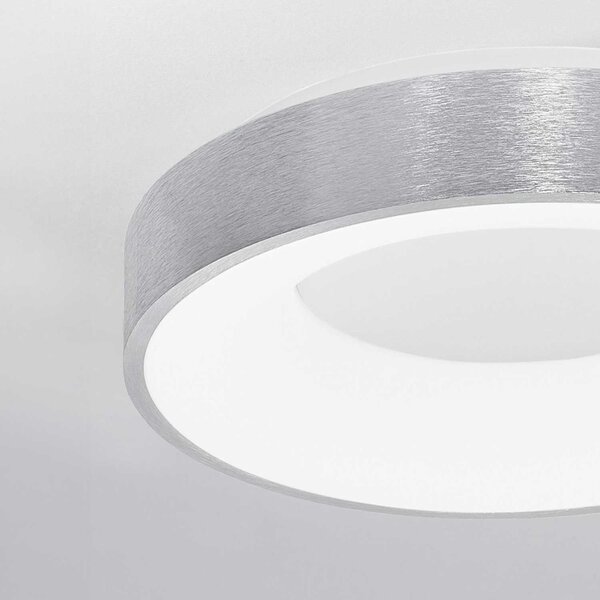 Nova Luce Rando Thin LED přisazené svítidlo stmívatelné ⌀380mmStříbrná