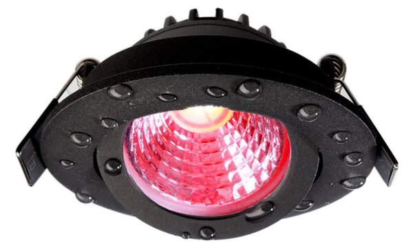 Deko-Light vestavné bodové svítidlo Dione IP44, 7W, RGB+3000 K, černá 565452
