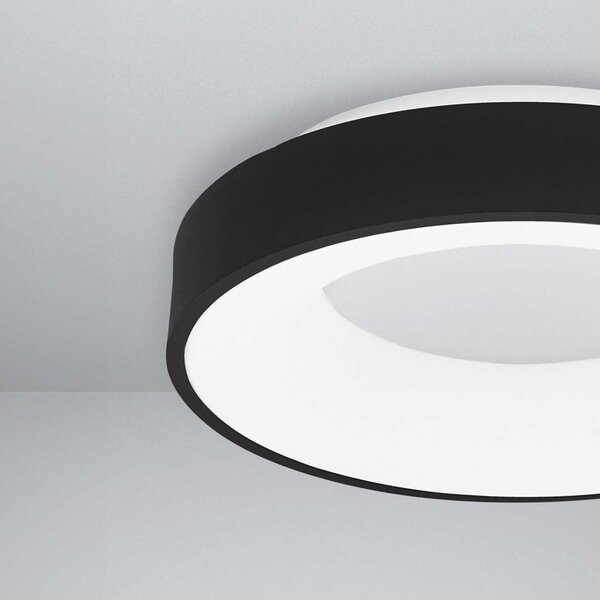 Nova Luce Rando Thin LED přisazené svítidlo stmívatelné ⌀380mmStříbrná