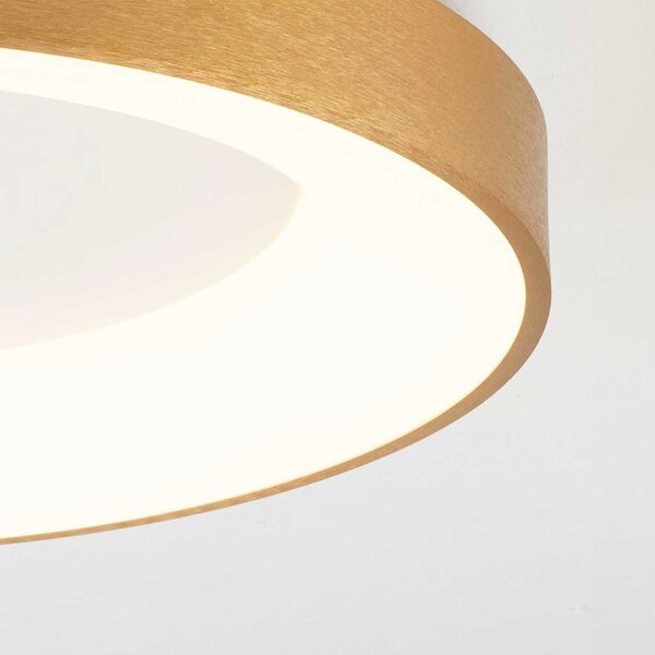 Nova Luce Rando Thin LED přisazené svítidlo stmívatelné ⌀380mmStříbrná