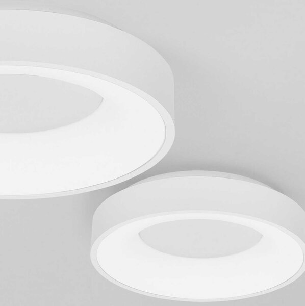 Nova Luce Rando Thin LED přisazené svítidlo stmívatelné ⌀380mmStříbrná