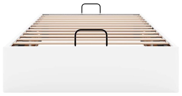 Osmanský rám postele bez matrace bílý 80x200 cm umělá kůže 3310770