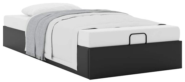 Osmanský rám postele bez matrace černá 80x200 cm umělá kůže 3310769