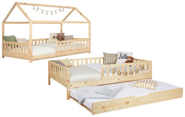 VÝSUVNÁ POSTEL, 90/200 cm, přírodní barvy MID.YOU - Online Only dětské postele, Online Only