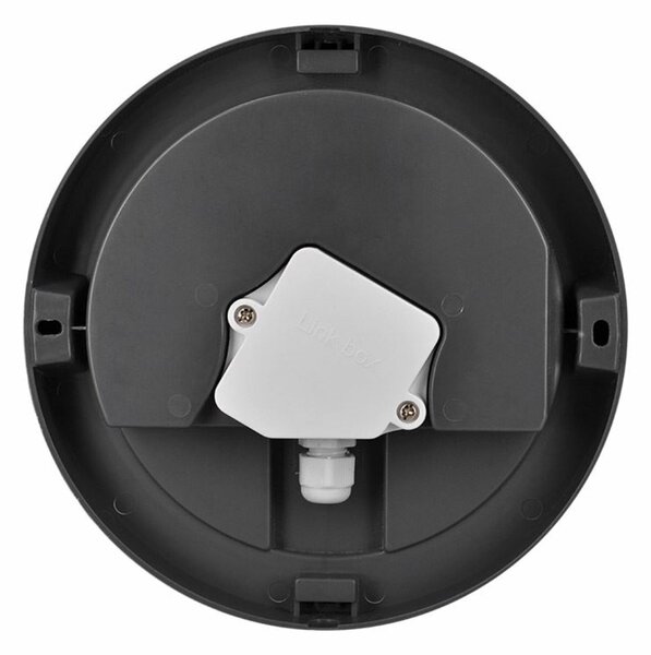 Solight LED venkovní osvětlení se senzorem Siena, šedé, 20W, 1500lm, 4000K, IP54, 23cm WO781-G-M
