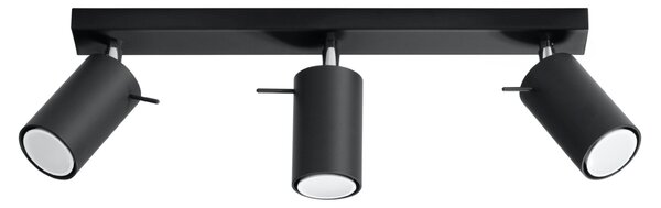 Sollux Lighting Stropní svítidlo RING 3 černé