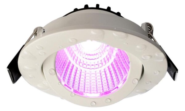 Deko-Light vestavné bodové svítidlo Dione IP44, 7W, RGB+3000 K, bílá 565450