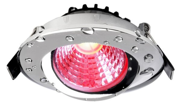 Deko-Light vestavné bodové svítidlo Dione IP44, 7W, RGB+3000 K, chrom 565453