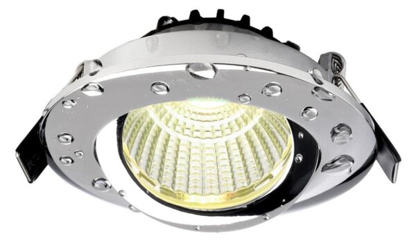 Deko-Light vestavné bodové svítidlo Dione IP44, 7W, RGB+3000 K, chrom 565453
