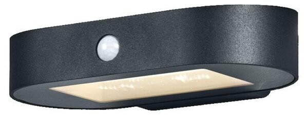 LEDVANCE venkovní nástěnné svítidlo ENDURA Style Solar Oval S Wall Sensor 4W 3000K 4058075766266