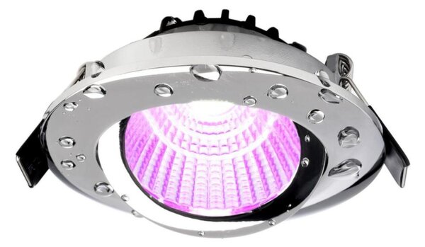 Deko-Light vestavné bodové svítidlo Dione IP44, 7W, RGB+3000 K, chrom 565453