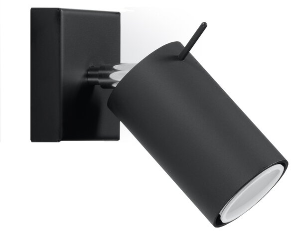 Sollux Lighting Nástěnné svítidlo RING černé