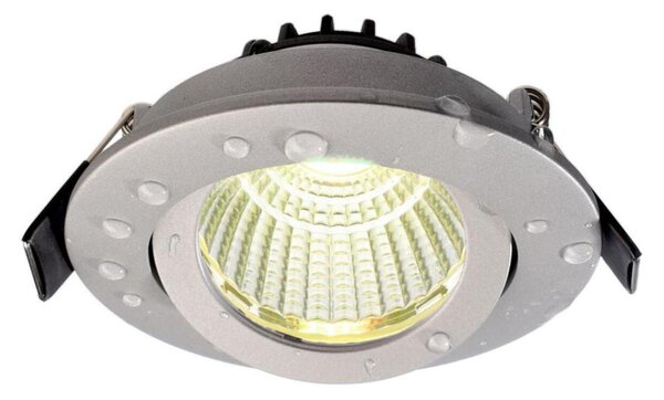 Deko-Light vestavné bodové svítidlo Dione IP44, 7W, RGB+3000 K, světlešedá 565451
