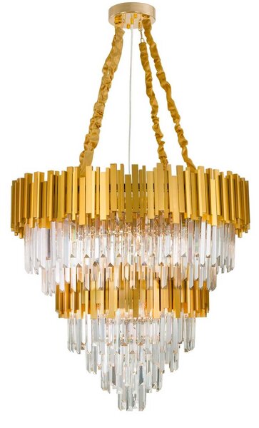 Nova Luce Grane E14 závěsné svítidlo skleněný lustr Ø730 mm