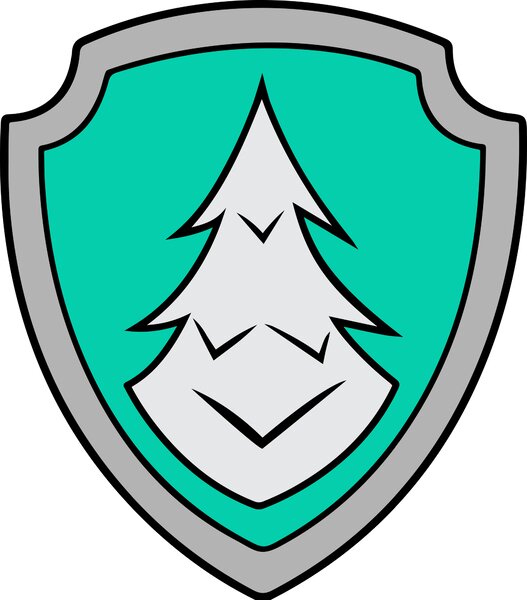 Živá Zeď Dřevěné vybarvovací postavičky Tlapková patrola Tracker a Everest