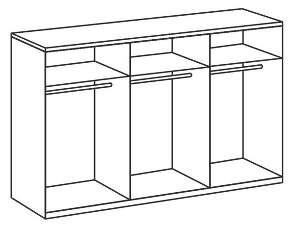 Šatní skříň LEVEL 36 D