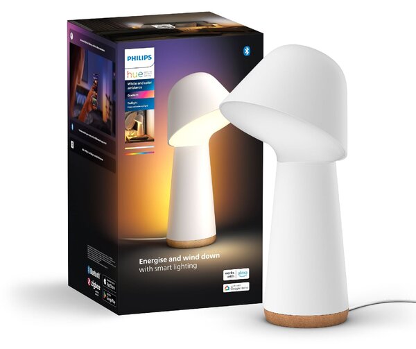 HUE WACA Twilight noční lampička LED 13,4W 1380lm 2000-6500K RGB 33cm IP20, bílá