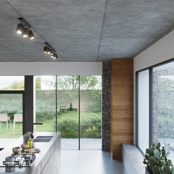 Sollux Lighting Stropní svítidlo MERIDA 4 černé