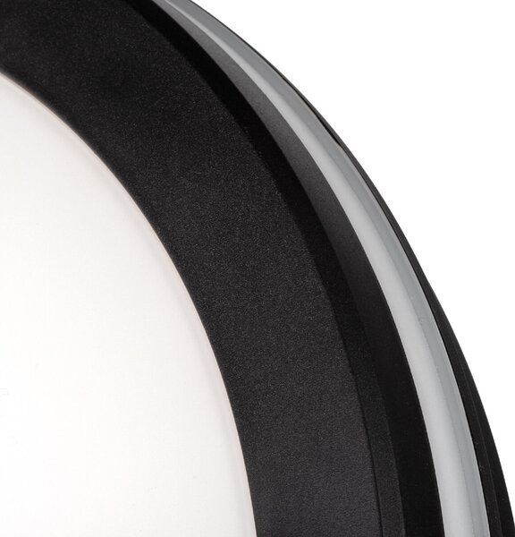 BENO ECO stropní LED 12W, 1150lm(NW), CCT 3000/4000/6500K, IP65, černá