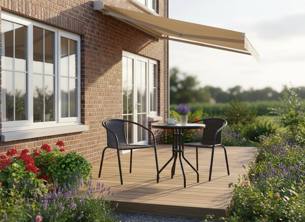 Garden Line Zahradní stůl Bistro 60 cm černý
