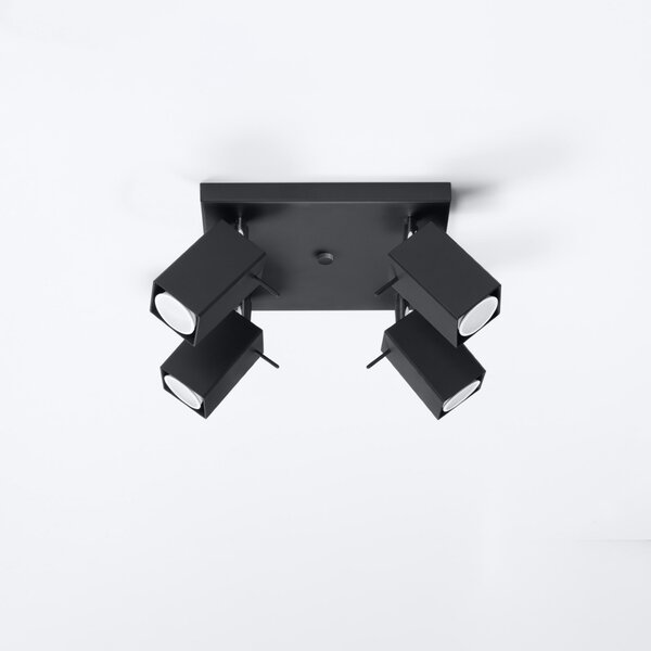 Sollux Lighting Stropní svítidlo MERIDA 4 černé