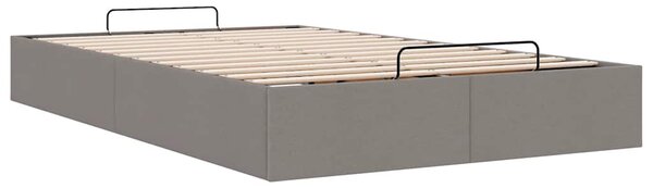 Osmanský rám postele bez matrací taupe 120x190 cm textil 3310865
