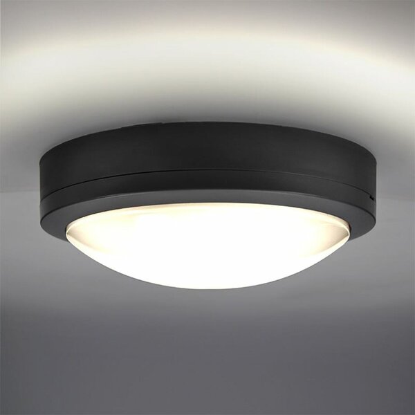 Solight LED venkovní osvětlení se senzorem Siena, šedé, 20W, 1500lm, 4000K, IP54, 23cm WO781-G-M