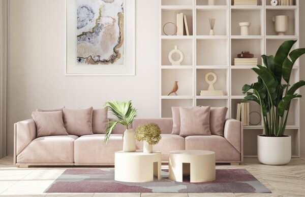 LÉTO -15% Fargotex Růžový koberec Lila 200 x 300 cm