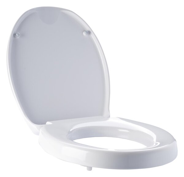 Ridder WC sedátko, soft close, duroplast - zvýšené o 5 cm, A0070700, 45 × 37,4 cm, MK45346