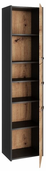 Koupelnová skříňka SARA S43 antracit/dub artisan
