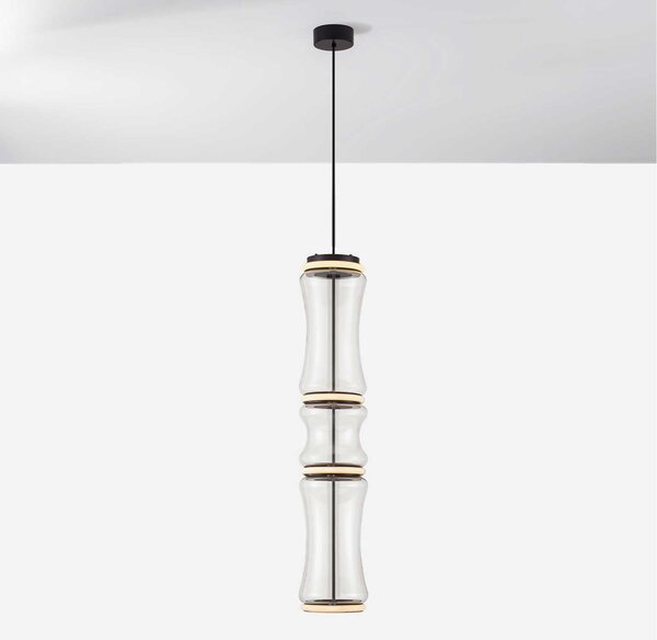 Nova Luce Anapnoe LED závěsné svítidlo skleněné