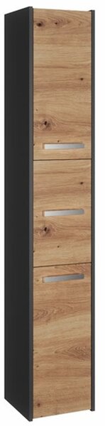 Koupelnová skříňka SARA S33 antracit/dub artisan