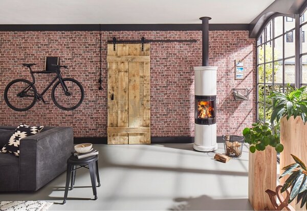 Vliesové tapety na zeď 58408, rozměr 10,05 m x 0,53 m, Brique 3D cihly červené s výraznou strukturou, Marburg