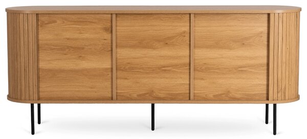 Vivaldi Komoda Trish 180 cm dub přírodní/černý