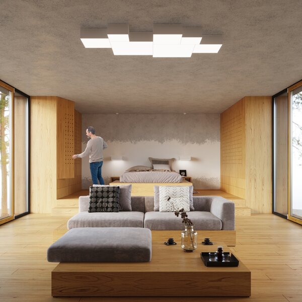 Sollux Lighting Stropní svítidlo HORUS 35 bílé