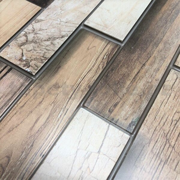 Obkladové panely 3D PVC TP10007978, cena za kus, rozměr 980 x 480 mm, obklad dub rustikal, GRACE