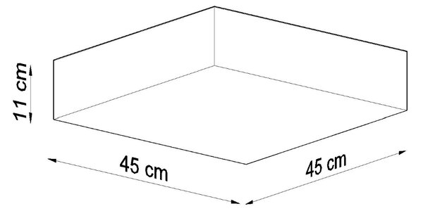 Sollux Lighting Stropní svítidlo HORUS 45 bílé