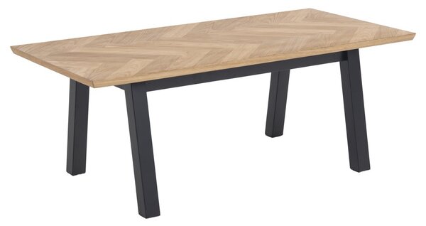 Designový konferenční stolek Nazy 120 cm vzor dub