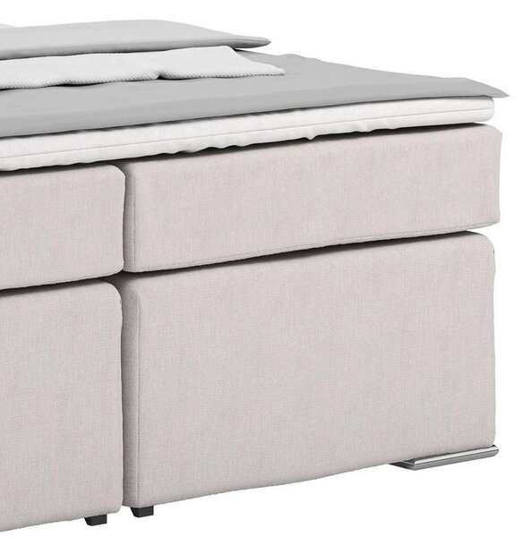 Postel Boxspring NERO PL: 160/200 cm, béžová