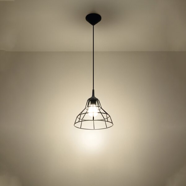 Sollux Lighting Závěsné svítidlo ANATA černé