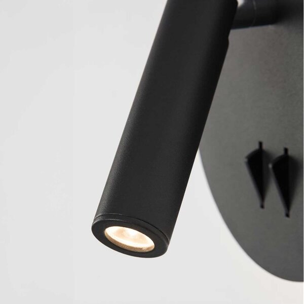 Nova Luce Penor LED nástěnné svítidlo Černá