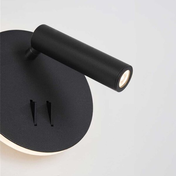 Nova Luce Penor LED nástěnné svítidlo Černá